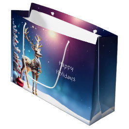 Reindeer Jewels jul Helgdag Gift Bag
