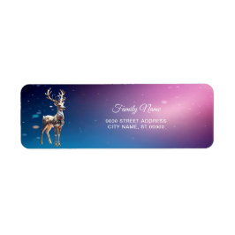 Reindeer Jewels julretur adressetikett Returadress Etikett