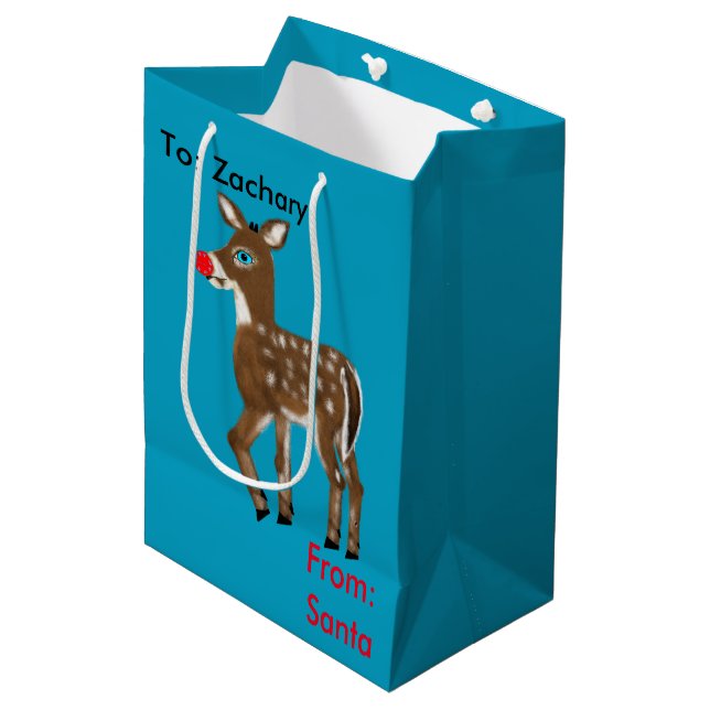 Reindeer jul Bags (Framsidan Vinklad)