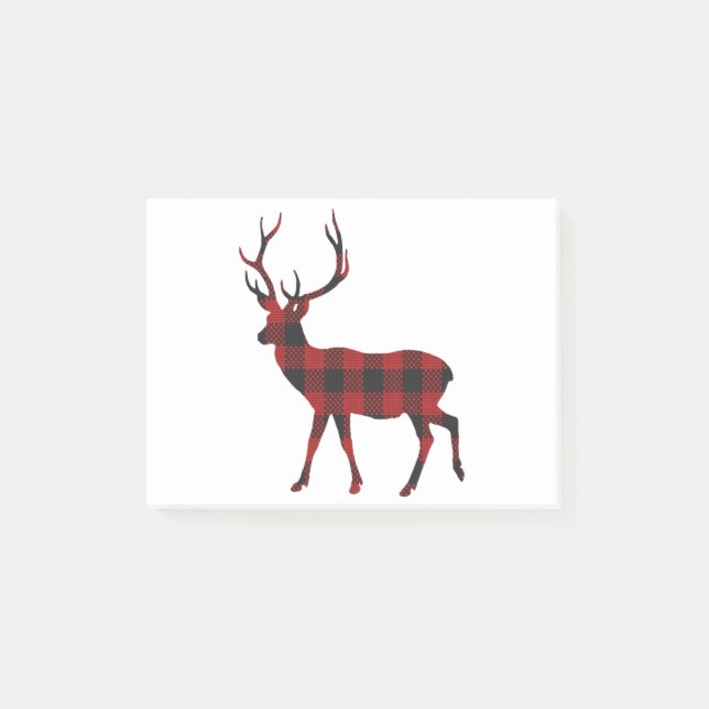 Reindeer-jul Post-it Block (Framsida)