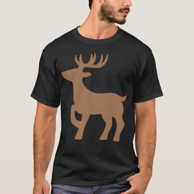Reindeer-jul T Shirt (Framsida)