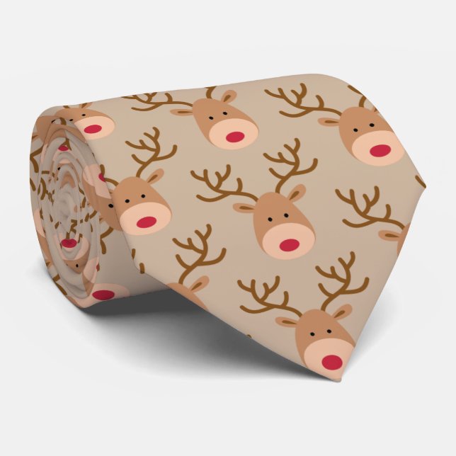 Reindeer jul Tie Slips (Rullad)