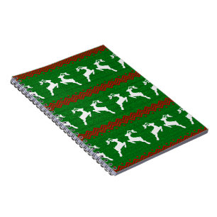 REINDEER JULAFTON, REINDEER MÖNSTER ANTECKNINGSBOK