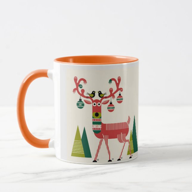 Reindeer Julkaffe Mugg (Vänster)