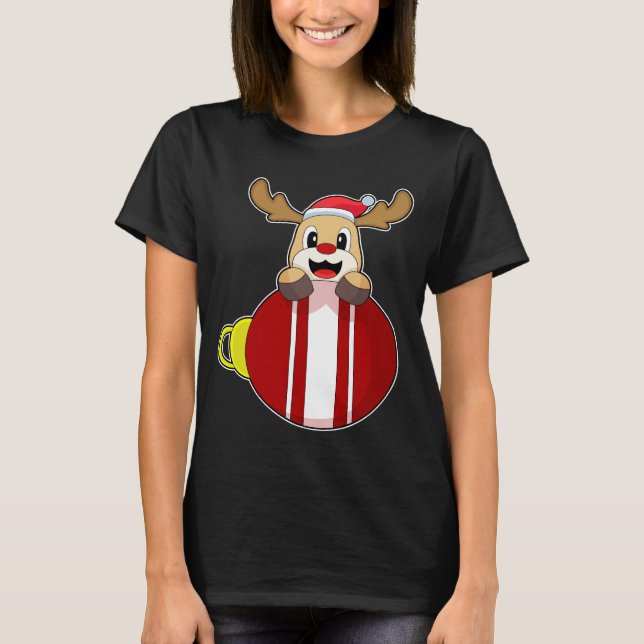 Reindeer julklapp t shirt (Framsida)