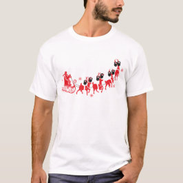 Reindeer Kettlebell Workout Tee Shirt