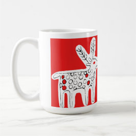 Reindeer Kiss R Coffee Mugg