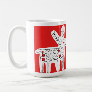 Reindeer Kiss R Coffee Mugg