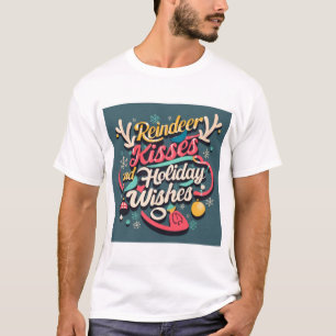 Reindeer Kisses och Helgdag önskemål (7) T Shirt