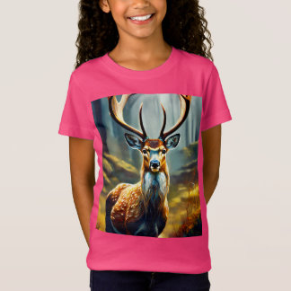"Reindeer Magic: Playful Stil for Little Stars!" T Shirt