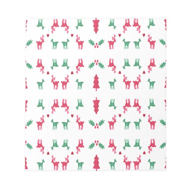 REINDEER MÖNSTER ANTECKNINGSBLOCK (Framsida)