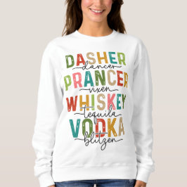 Reindeer Namn Helgdag Kvinnor i T Shirt