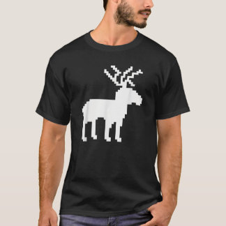 Reindeer norwegian pattern t shirt