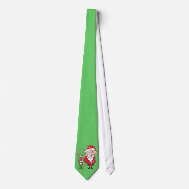 Reindeer och Santa Tie Slips (Framsida)
