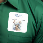 Reindeer Party Namn bricka Badge jul Fyrkantigt Klistermärke<br><div class="desc">*** Köp Avslutat Projektionsyta när du använder det här klistermärket som namn bricka*** Denna utformning kan vara personlig i det område som tillhandahålls genom att ändra foto och/eller text. Du kan också anpassa den genom att klicka på Anpassa den här mallen och sedan välja klicka för att anpassa ytterligare alternativ...</div>