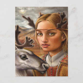 Reindeer People Vykort