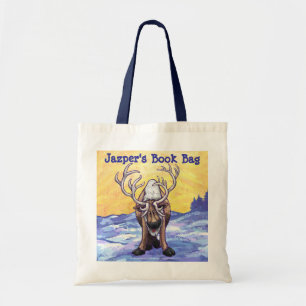 Reindeer Personlig Bok Bag Tygkasse