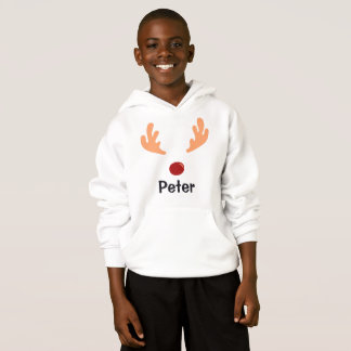 Reindeer Personlig Kids Namn T Shirt