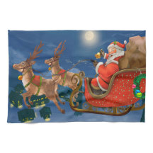Reindeer Pulling Jultomten Sleigh | Jul