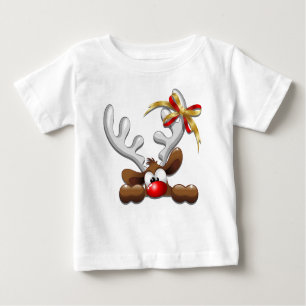 Reindeer Puzzled Funny Jultecken T Shirt