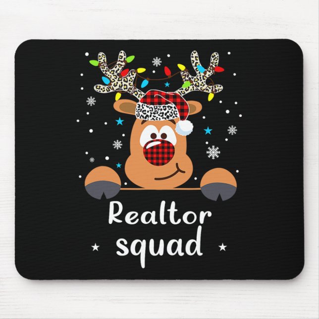 Reindeer Realtor Squad jul-matchning Musmatta (Framsidan)