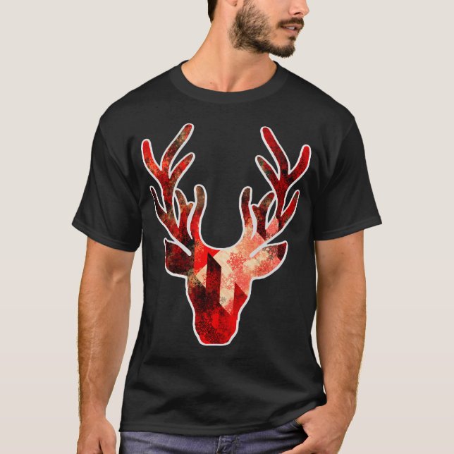 Reindeer Red T Shirt (Framsida)