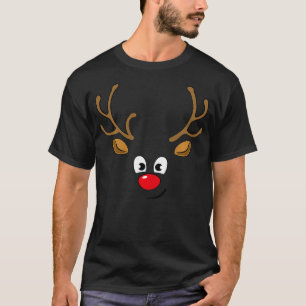 Reindeer Roligt Rednosed Reindeer jul T Shirt