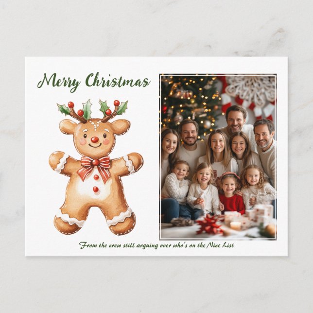 Reindeer Rookie Helg Vykort (Framsida)