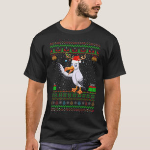 Reindeer Santa Hat Matching Ugly Albatrosses Chris T Shirt