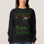 Reindeer Santa Hat Matching Ugly Raven Kråka Krist T Shirt<br><div class="desc">Rener Santa Hat Matching Ugly Raven Kråka jul.</div>