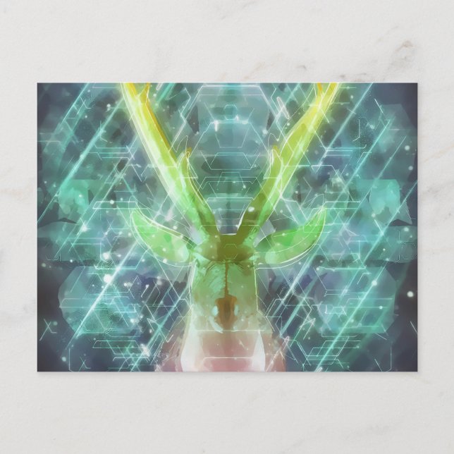 REINDEER SEASON GOD JUL | Postkort för anpassnings Helg Vykort (Framsida)