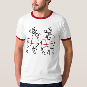 Reindeer Shirt Festive jul T-shirts & Gifts
