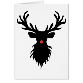 Reindeer Silhouette OBS Kort