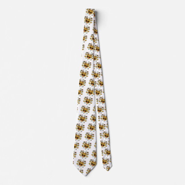 Reindeer Skull Neck Tie Slips (Framsida)