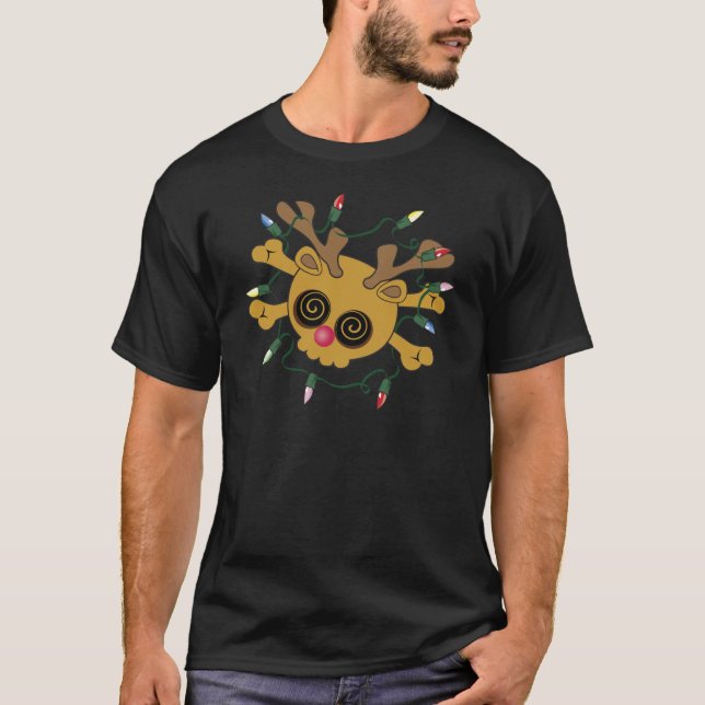 Reindeer Skull T Shirt (Framsida)