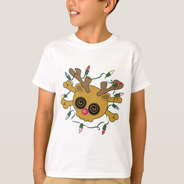 Reindeer Skull Tee Shirt (Framsida)