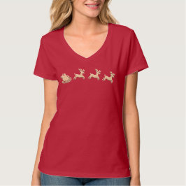 Reindeer Sleigh T Shirt