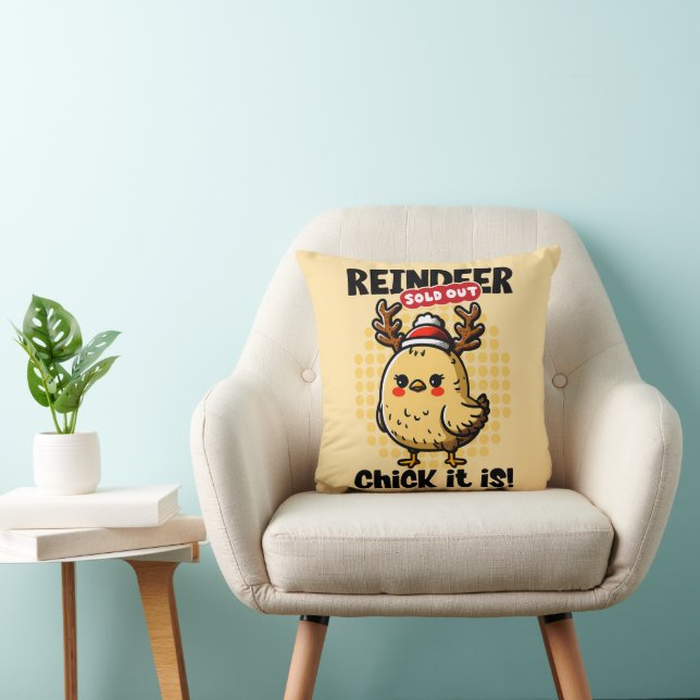 Reindeer Sold Out, Chick It Is – Funny Design Kudde (Stol)