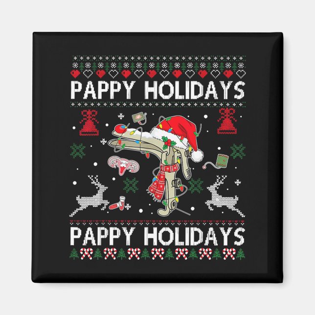 Reindeer Speculum Obgyn Nurse Ugly Christmas Obste Magnet (Framsidan)