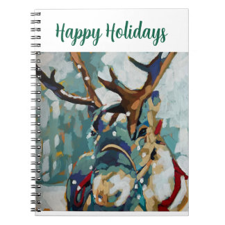 Reindeer Spiral Notebook Anteckningsbok