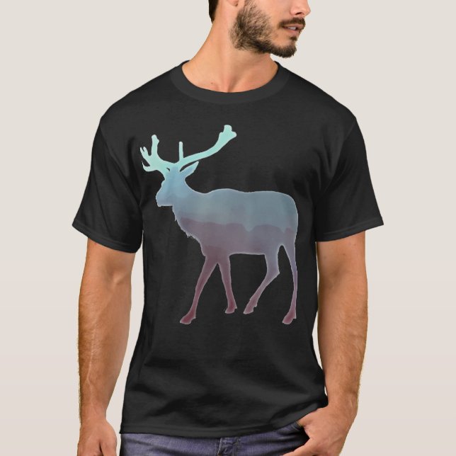 Reindeer Spirit Animal T Shirt (Framsida)