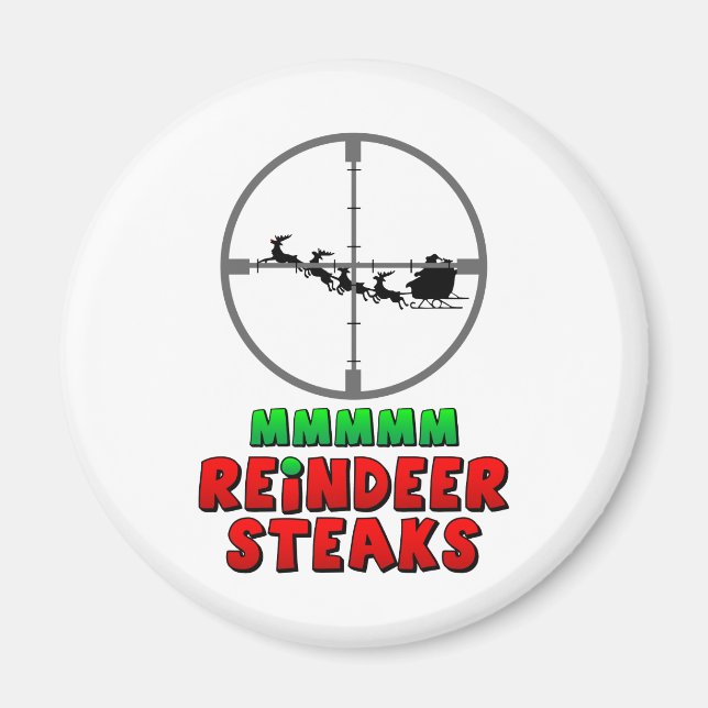 Reindeer Steaks Magnet (Framsidan)