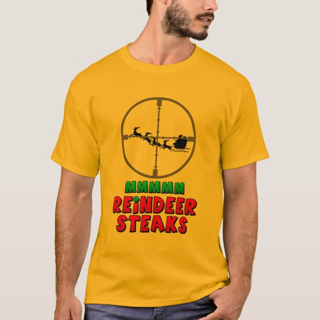 Reindeer Steaks Tee Shirt (Framsida)