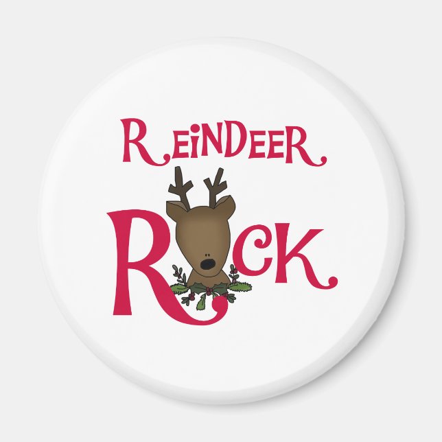 Reindeer Sten Magnet (Framsidan)