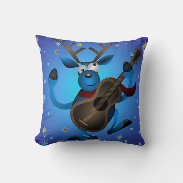 Reindeer Sten Pillow Kudde (Framsida)