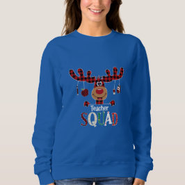 Reindeer Teacher Squad T Shirt