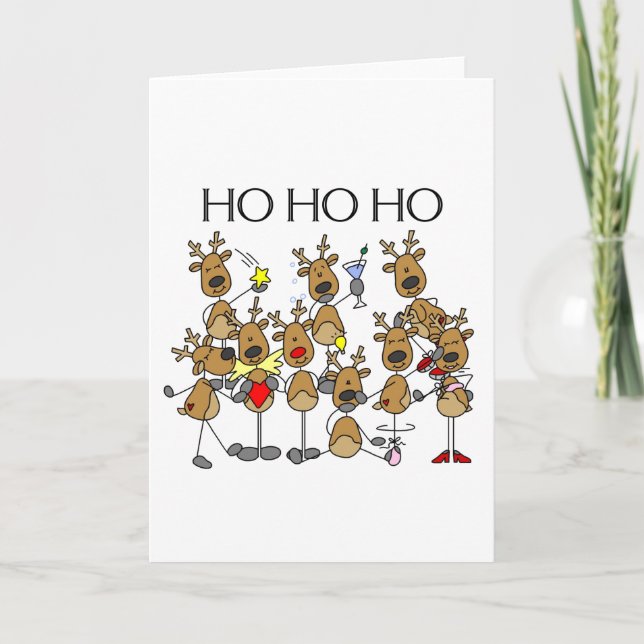 Reindeer-teamet Helgkort (Framsida)