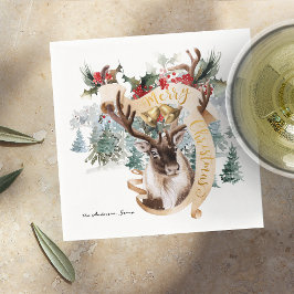 Reindeer & Träd Farm | GOD JUL PARTY Pappersservett