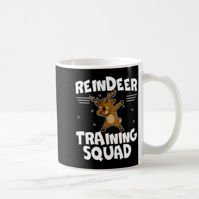 Reindeer Training Squad Deer Team Xmas Running New Kaffemugg (Höger)