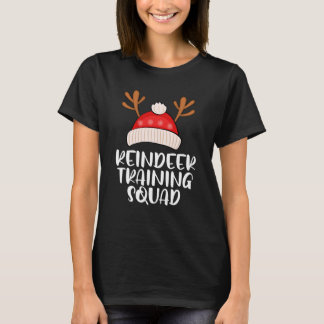 Reindeer Training Squad Funny jul Hjort Runne T Shirt
